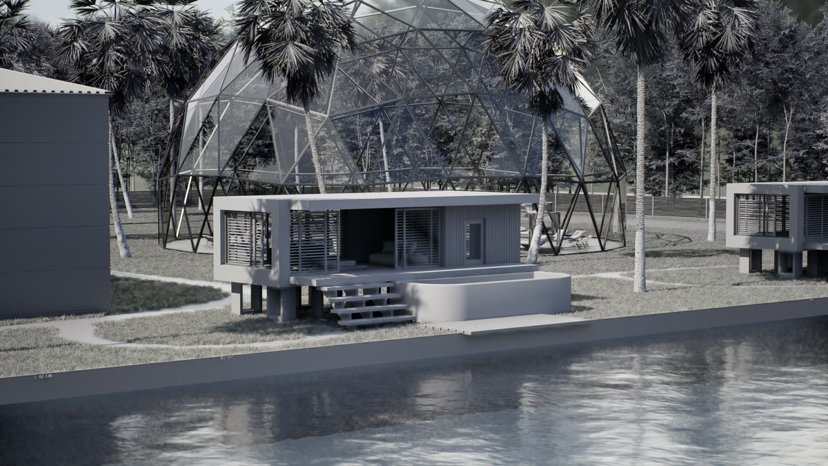 Resort hospitality render