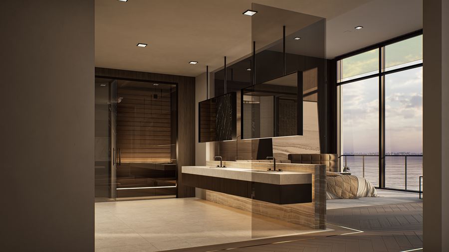 Tenuta sulla Collina — Architettura · Residenza 3D visualization, Tenuta privata — view 7 by DARK studio