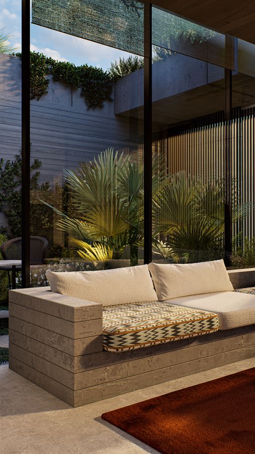Desert Villa — Architecture · Villa 3D visualization, Desert estate — view 5 by DARK studio