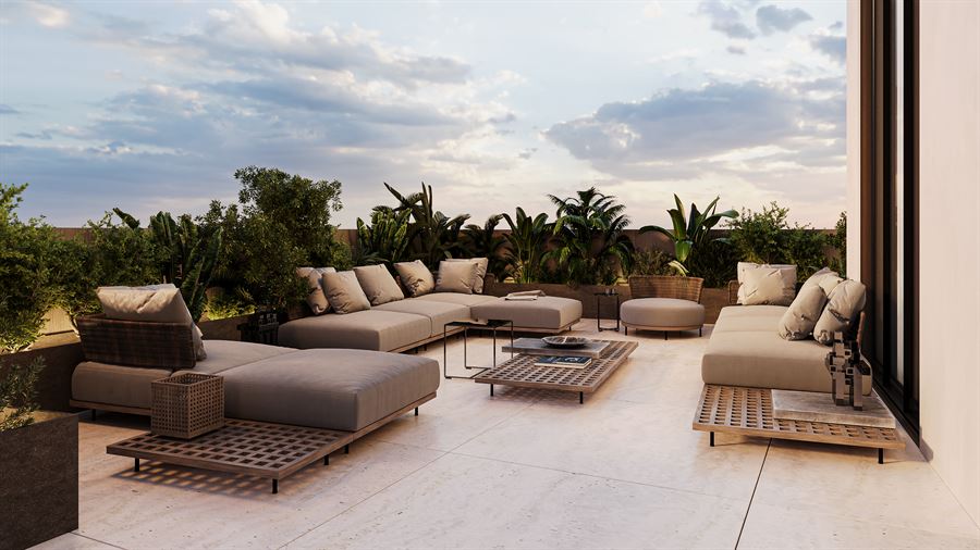 Residenza Privata SAAD — Interior Design · Lusso 3D visualization, Riyadh, Arabia Saudita — view 8 by DARK studio