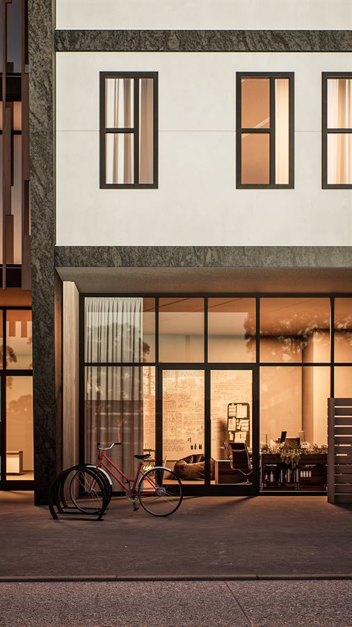 Riverside Residences — Architettura · Residenziale 3D visualization, California, USA — view 2 by DARK studio