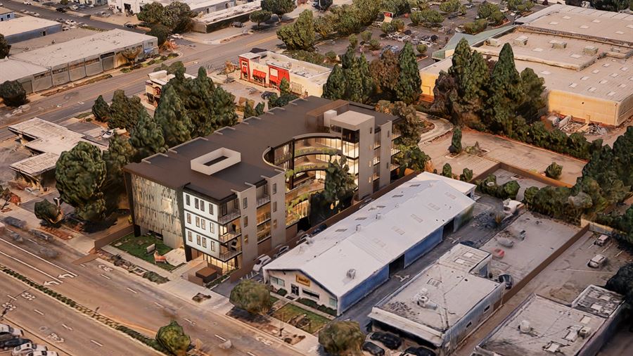 Riverside Residences — Architettura · Residenziale 3D visualization, California, USA — view 5 by DARK studio