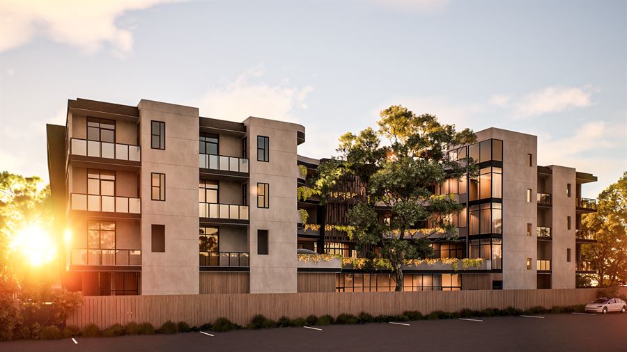Riverside Residences — Architettura · Residenziale 3D visualization, California, USA — view 7 by DARK studio